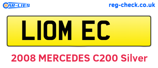 L10MEC are the vehicle registration plates.