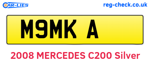M9MKA are the vehicle registration plates.