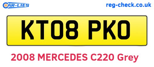 KT08PKO are the vehicle registration plates.