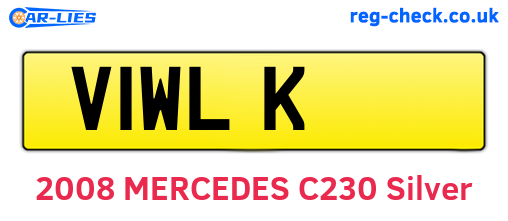 V1WLK are the vehicle registration plates.