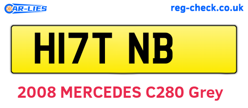 H17TNB are the vehicle registration plates.