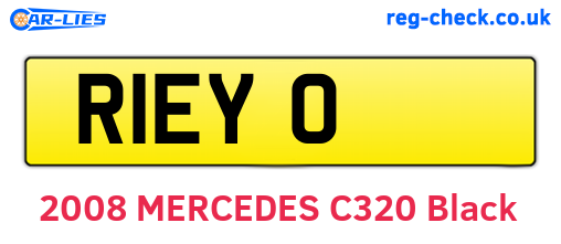 R1EYO are the vehicle registration plates.