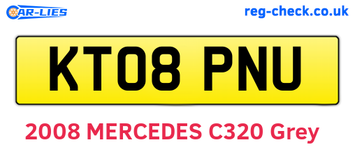 KT08PNU are the vehicle registration plates.