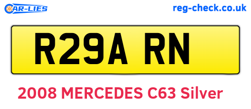 R29ARN are the vehicle registration plates.