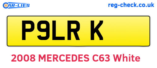 P9LRK are the vehicle registration plates.