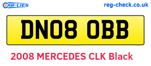 DN08OBB are the vehicle registration plates.