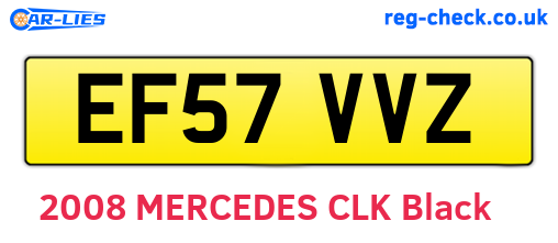 EF57VVZ are the vehicle registration plates.