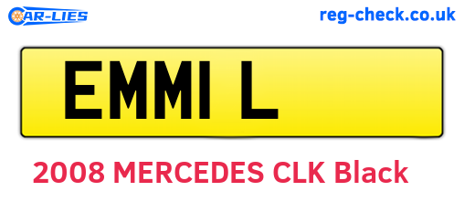 EMM1L are the vehicle registration plates.