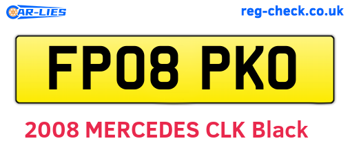 FP08PKO are the vehicle registration plates.