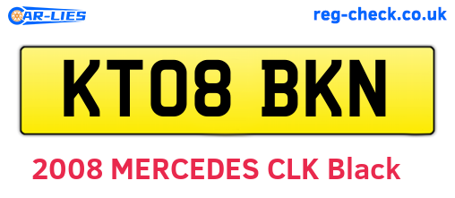 KT08BKN are the vehicle registration plates.