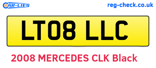 LT08LLC are the vehicle registration plates.