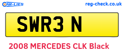 SWR3N are the vehicle registration plates.