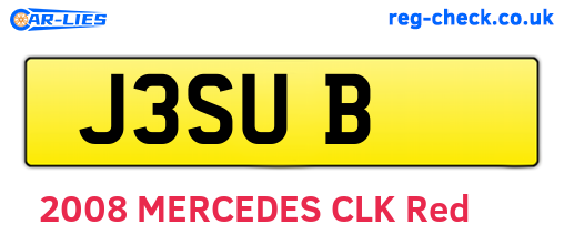 J3SUB are the vehicle registration plates.