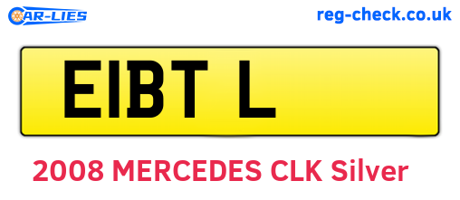 E1BTL are the vehicle registration plates.