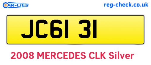 JC6131 are the vehicle registration plates.