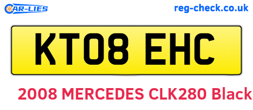KT08EHC are the vehicle registration plates.
