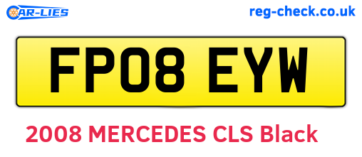 FP08EYW are the vehicle registration plates.