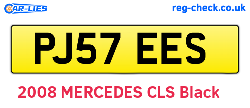 PJ57EES are the vehicle registration plates.