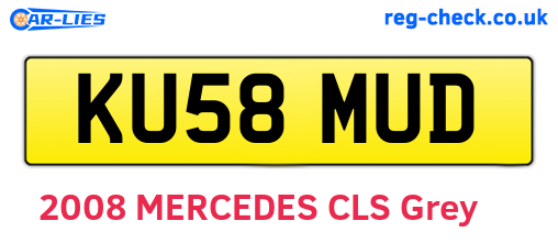 KU58MUD are the vehicle registration plates.