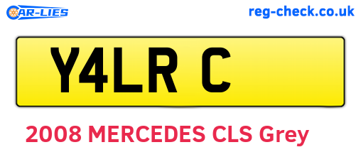Y4LRC are the vehicle registration plates.