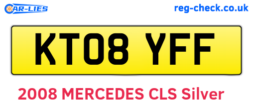 KT08YFF are the vehicle registration plates.