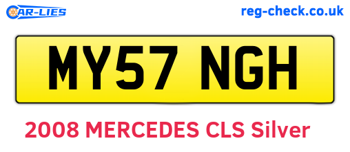 MY57NGH are the vehicle registration plates.