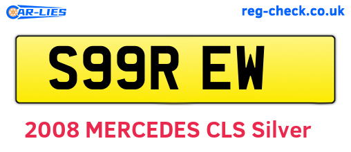 S99REW are the vehicle registration plates.