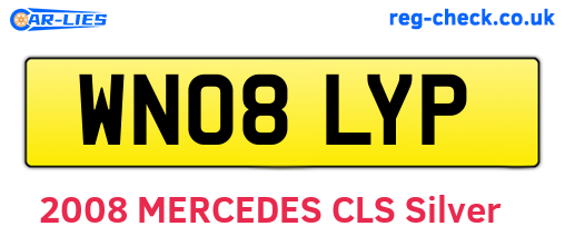 WN08LYP are the vehicle registration plates.