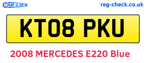 KT08PKU are the vehicle registration plates.