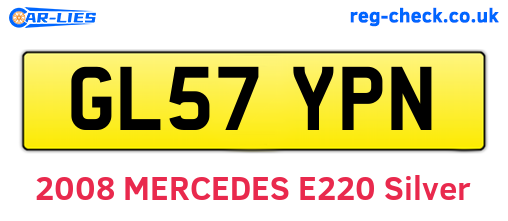 GL57YPN are the vehicle registration plates.