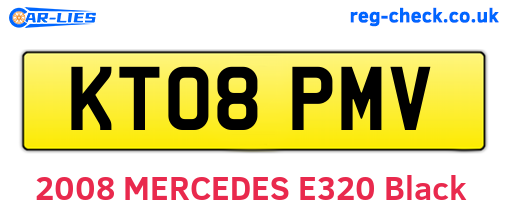 KT08PMV are the vehicle registration plates.