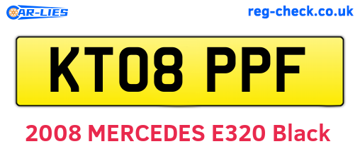 KT08PPF are the vehicle registration plates.
