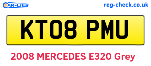 KT08PMU are the vehicle registration plates.