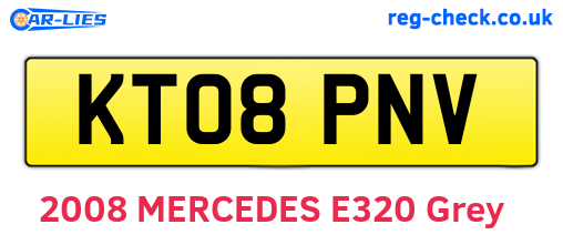 KT08PNV are the vehicle registration plates.