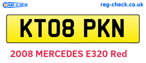 KT08PKN are the vehicle registration plates.
