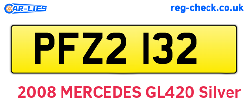 PFZ2132 are the vehicle registration plates.