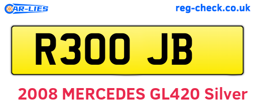 R30OJB are the vehicle registration plates.