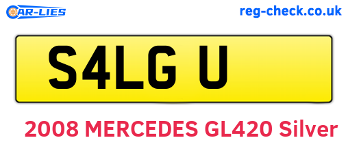 S4LGU are the vehicle registration plates.