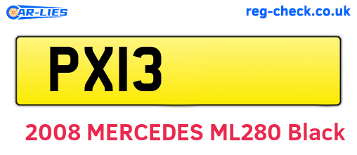 PXI3 are the vehicle registration plates.