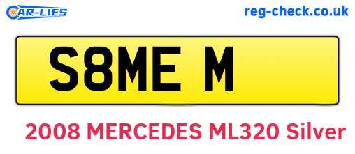S8MEM are the vehicle registration plates.