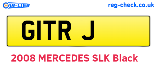 G1TRJ are the vehicle registration plates.