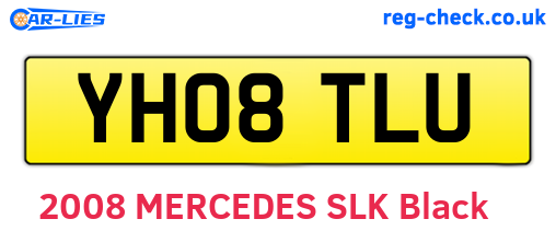 YH08TLU are the vehicle registration plates.