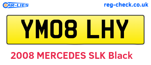 YM08LHY are the vehicle registration plates.