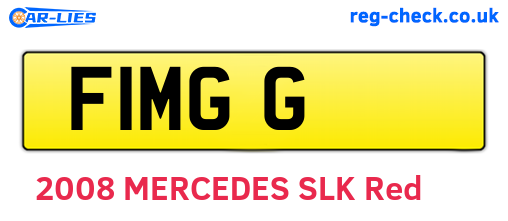 F1MGG are the vehicle registration plates.