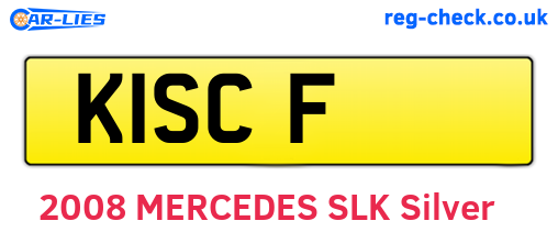 K1SCF are the vehicle registration plates.