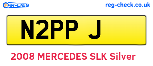N2PPJ are the vehicle registration plates.
