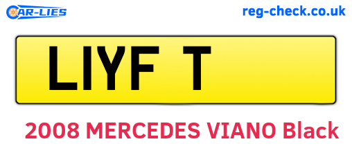 L1YFT are the vehicle registration plates.