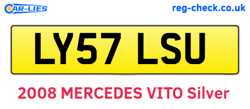 LY57LSU are the vehicle registration plates.