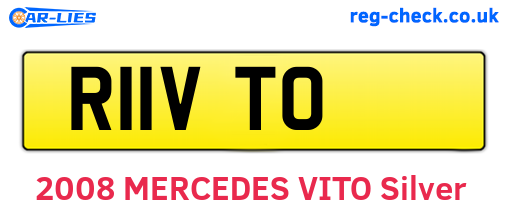 R11VTO are the vehicle registration plates.