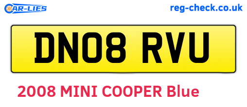 DN08RVU are the vehicle registration plates.